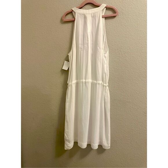 NWT Cloth & Stone Halter mini white dress Size XS - Picture 7 of 7